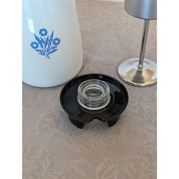 Vintage New Corning Corn Flower 9 Cup Coffee Percolator - Picture 8 of 9